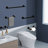 6 -Piece Brass Bathroom Towel Rack Set With Wall Mount-113608461