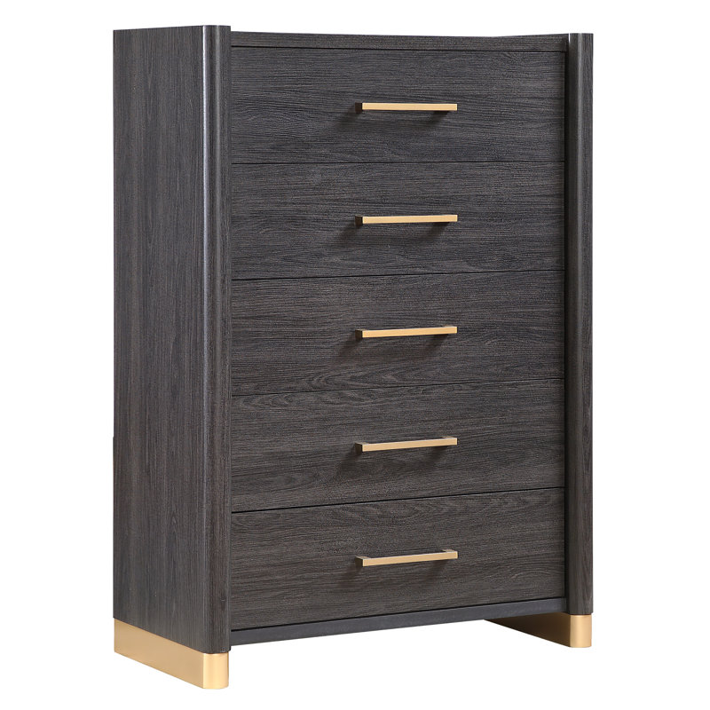 Catalan Chest Charcoal Gray