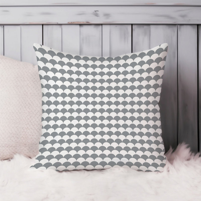 Abstract Gray Pattern I Patterns Modern, 20"H x 20"W