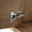 Meuble-lavabo mural de salle de bain - Meuble-lavabo imitation chêne facile à nettoyer de 24 pouces avec lavabo à portes à fermeture en douceur-1452173369