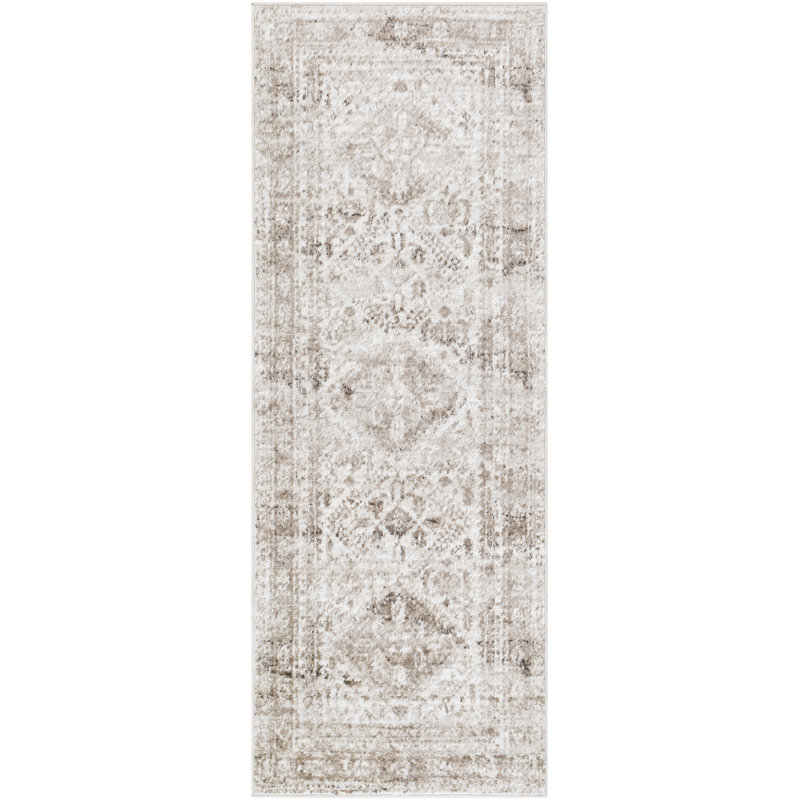Tapis oriental Fitz, Tapis de couloir 2 pi 7 po x 7 pi 3 po, Brown
