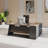 L-Shaped Executive Desk with Sliding Cabinet Doors, Power Outlet Panel and Front Apron, File Storage Shelves, Modern Large Computer Desk for Home Office-932810727-938123336