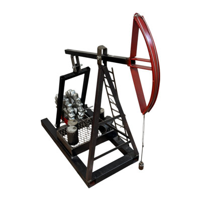 Oil Pump Jack-Antique Crome/Textured Bronze