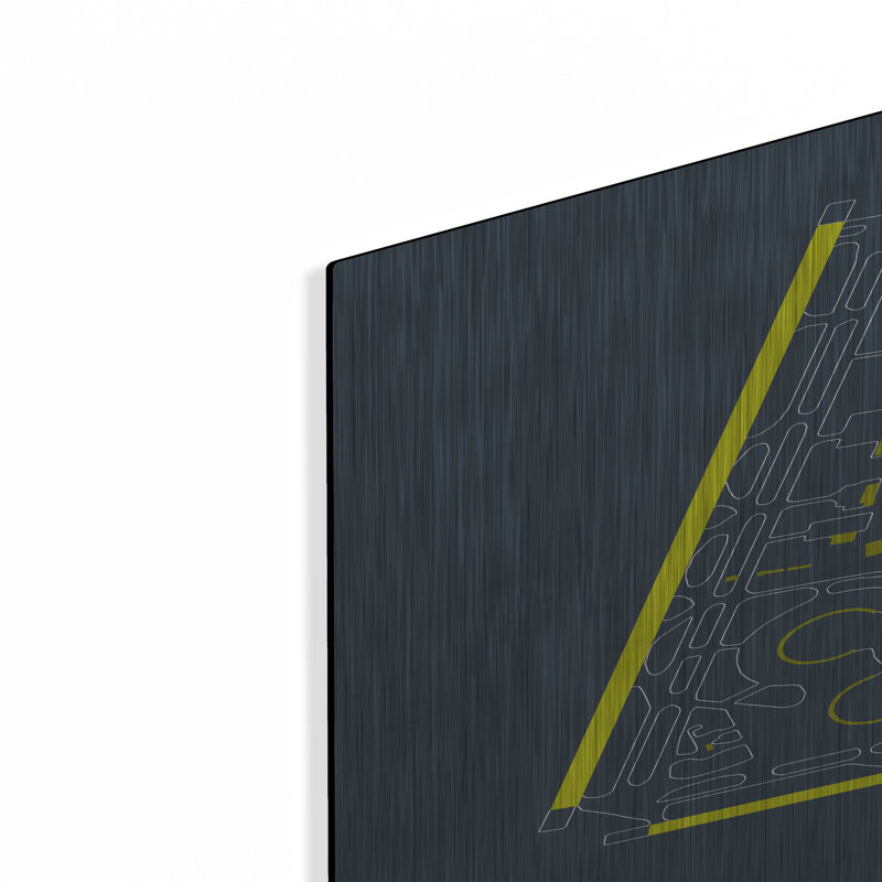" MCI Airport Layout " by O8 Left, 36" H x 24" W