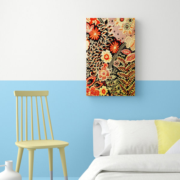 East Urban Home Retro Garden - Wrapped Canvas Print | Wayfair.co.uk