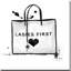 «Ladies First 2A», reproduction d'impression sur toile encadrée-20524536-23654407