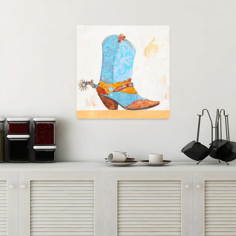 Boy Boy, art abstrait contemporain, 18" H x 18" W