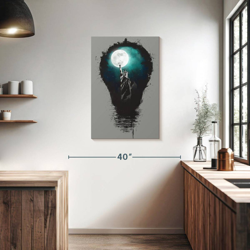 Aime Big City Lights I, 36" H x 24" W