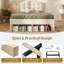 Estella Beige Velvet Upholstered 5Ft King Bed With Storage Compartments And Drawers With Adjustable Headboard,150 X 200 Cm (No Mattress)-436168736-436168742