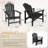 Blancheville HDPE Stacking Adirondack Chair-2098184444