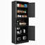 Armoire de rangement robuste en acier robuste avec grand comptoir, tablettes réglables et crochets-604559026