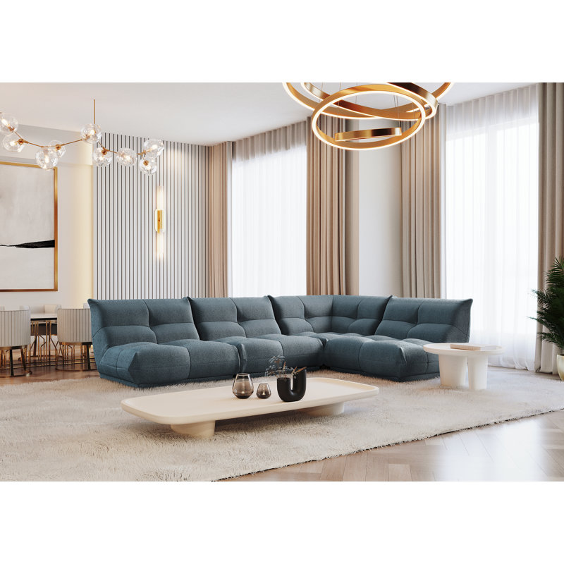 Grand Right Corner Sofa, Right Hand Facing, Blue