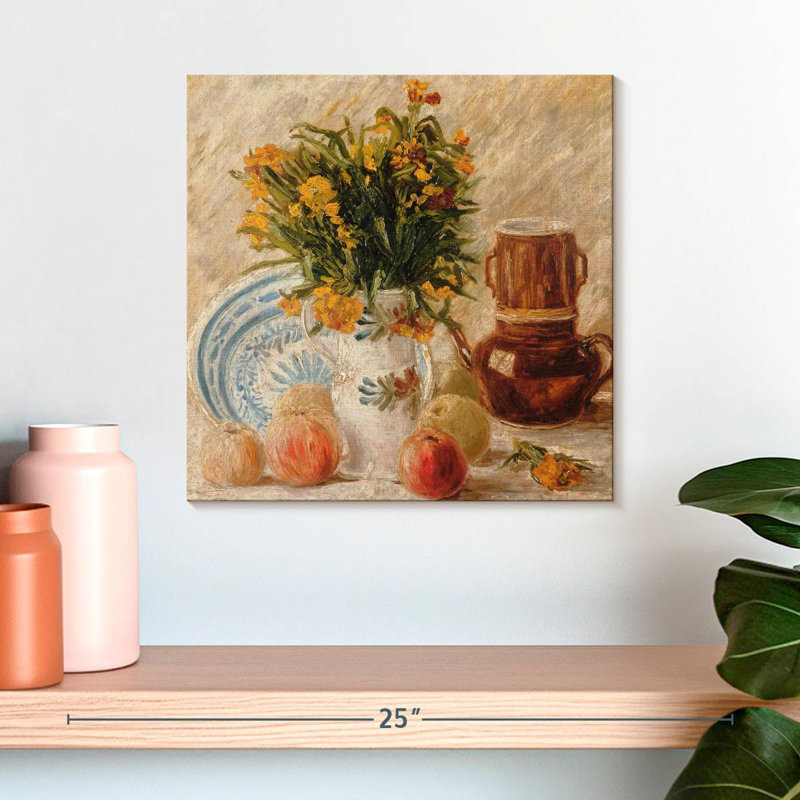 Yarlin nature morte aux pommes, H 16 po x l 16 po