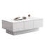 Damarys Pedestal Coffee Table with Storage