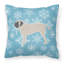Coussin intérieur/extérieur en flocons d’hiver-32011247