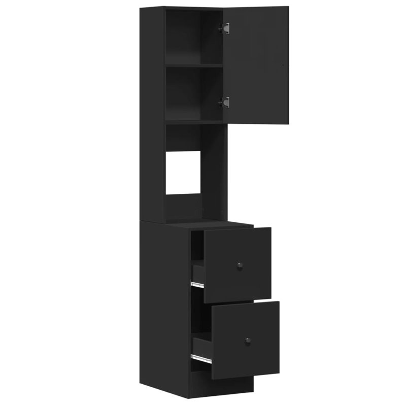 Kitchen Cabinet Set, Black