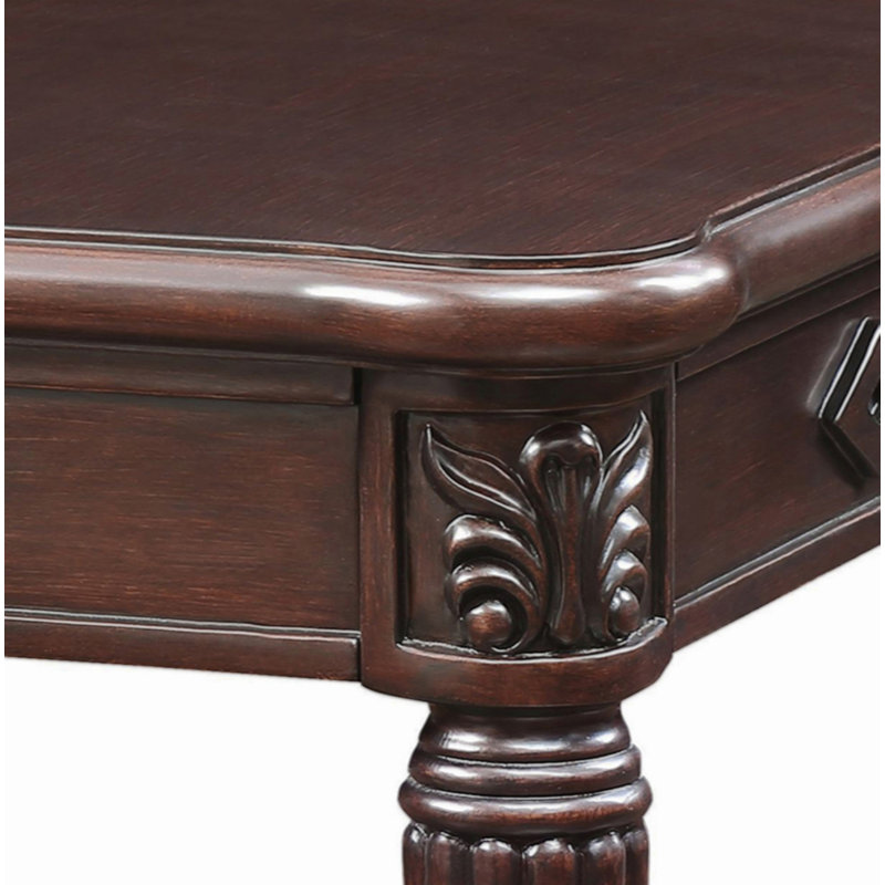 Table de bout avec pieds tournés Table basse espresso Table basse Table de salon Table de centre