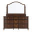 Ensemble de chambre à coucher 4 pièces Penelope (1 lit + 1 table de chevet + 1 Dreser + 1 miroir)-1817952044-1823453985