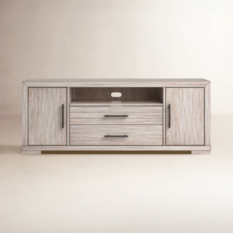 Appleton 78'' Media Console,  Weathered Oak 