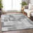 Premium Machine Washable Tweedy Silver Rug-63177341