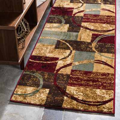 Adetomiwa Geometric Multi Area Rug