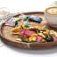 Plateau rond en bois d'acacia pour cuisine / comptoir, 11,8 x 11,8 x 0,8 po