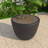 Owasso Tapered Round Pot Planter in Handmade MGO Clay Fiberstone - Indoor and Outdoor Use with Drain for Patio, Garden, Backyard, and Modern Home-1350687581-1350687582