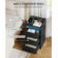 Bedside Tables Set of 2 with 3 Drawers, Bedside Cabinet, Side Table with Charging Station and LED, 2 AC and 2 USB Ports, Nightstand for Bedroom, Living Room, End table -446032408