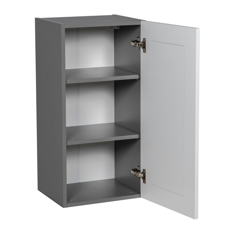 Armoire murale en panneaux de particules l 18 po x P 12 po x H 30 po WALLKITCHENS , H 30 po x l 18 po, Blanc mat