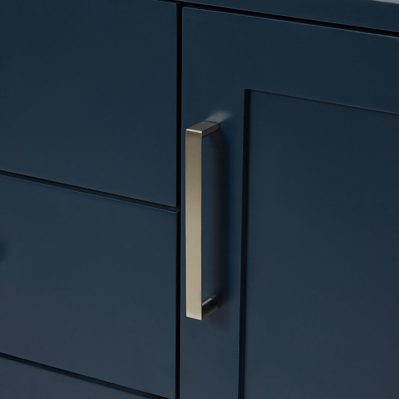 Bayhill 61'' W Single Vanity, Navy, Rectangular