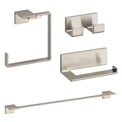 Vero Delta 4 Piece Bathroom Hardware Set