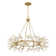 Once 8-Light Chandelier in Spun Gold by Breegan Jane
