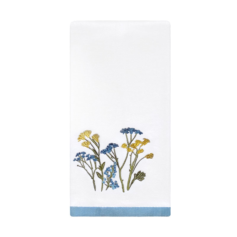 Lenox Wildflowers Embroidered Kitchen Towel