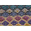 Tapis multicolore en laine noué à la main à motif géométrique de 9 pi 4 po x 12 pi 3 po Krystyna