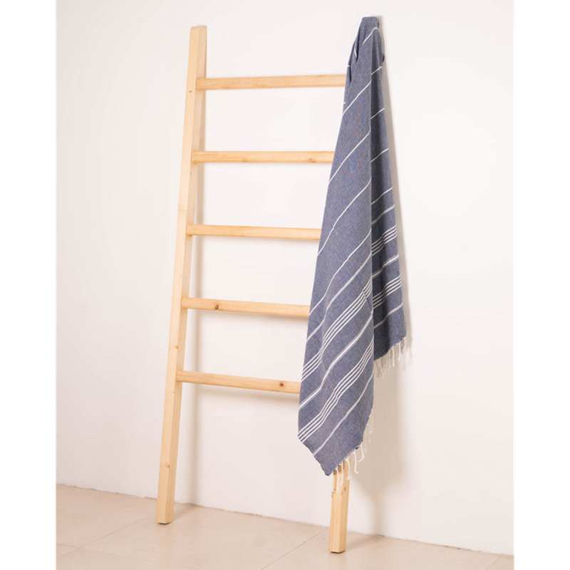 Serviette de bain turque et de plage Sultan Sultan | 100% coton turc biologique | Peshtemal | Fouta, Bleu