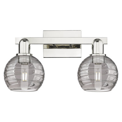 Luminaire de salle de bain 4 lumières 36 "Athens Deco Swirl