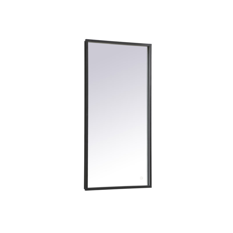 Piche Aluminium Mirror, Black, 20" x 40"