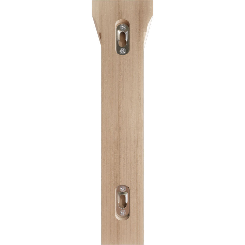Support en bois Gomez, Aulne, H 10 po x l 2,5 po x P 7 po