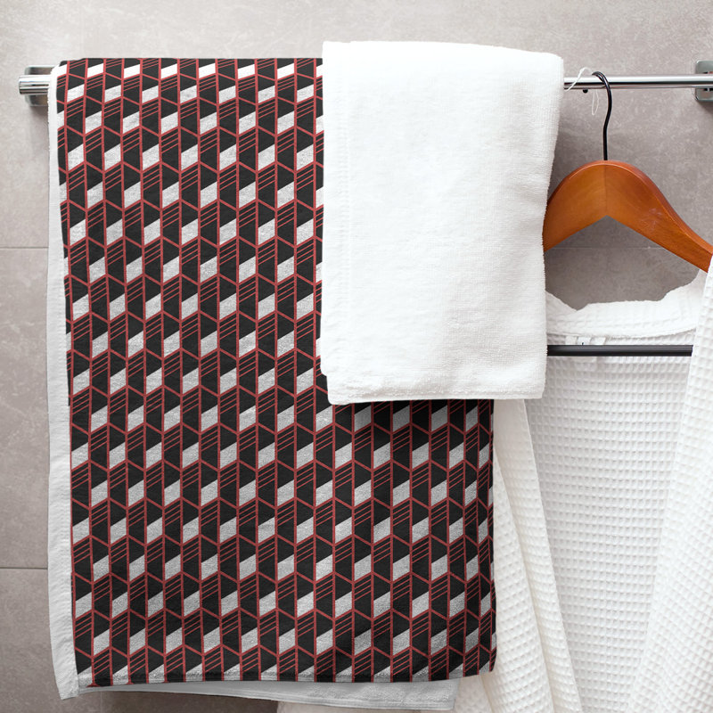 Katelyn Elizabeth Bath Towel, Red