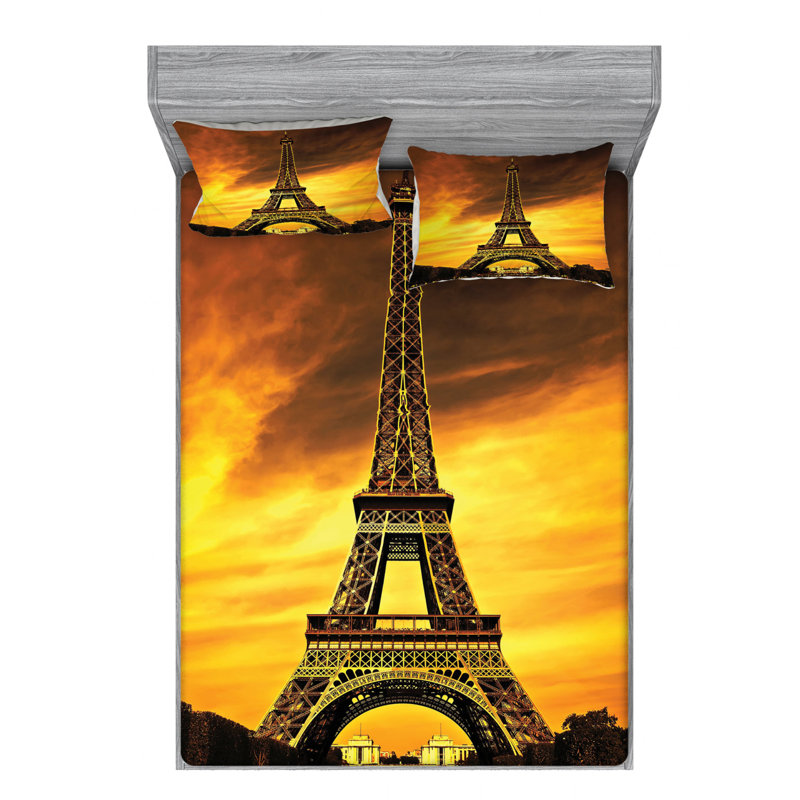 Microfiber Sheet Set, Full Sheet Set with Fitted Sheet