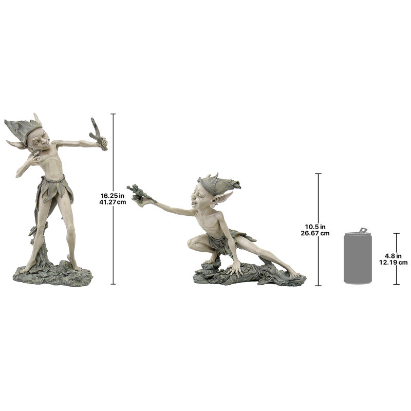 Statue de jardin Pixie sangler et étirer