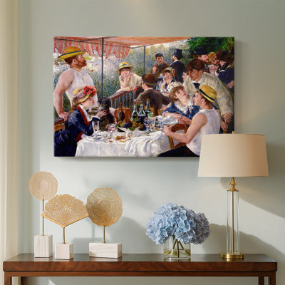 Pierre "Luncheon of the Boating Party (Le DÃ©jeuner des canotiers)" - Museum Quality Gallery Wrapped Canvas Wall Art