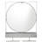 Modern Decorative Mirror With Storage Facility: Silver Iron For Entryway And Dressing Area, Stores Wallets, Sunglasses, Keys, Pet Leashes Handily Feature: For Organizes