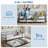 Twin Metal  with Trundle. Steel Slat Support. Metal Sofa Bed Frame. Heart-Shaped Headboard. Space-Saving Sofa Bed for Bedroom Living Room Guest Room. Easy Assembly