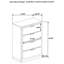 Commode 4 tiroirs Sophia