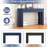 TREXM Entryway Table with Fluted Design, Modern Console Table with Storage, Oval Top and 2 Drawers-169745067