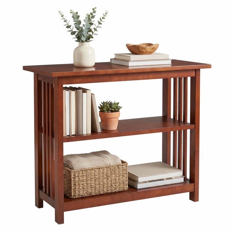 Kingsland 31" W 2-Shelf Bookcase, Cherry
