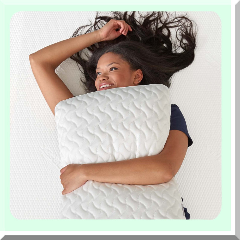 SleepCloud Comfort Pillow - Standard Size, White - Soft Memory Foam for Deep Sleep and Relaxation - Hypoallergenic and Breathable Materials