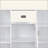 Pagan White High Gloss Finish Server