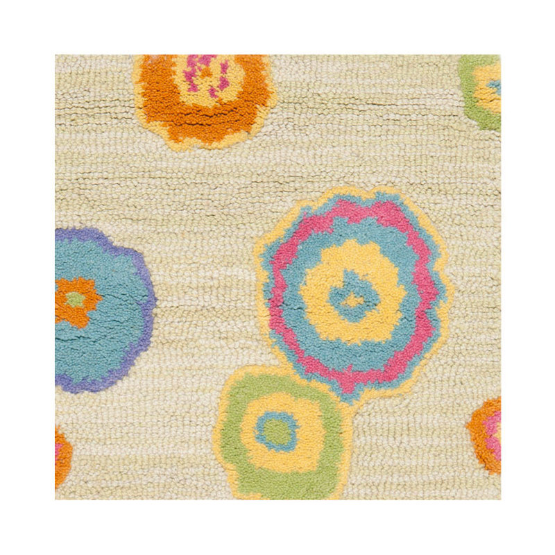 Claro Hand Tufted 80% Wool And 20% Cotton Rug, Rectangle 4' x 6'